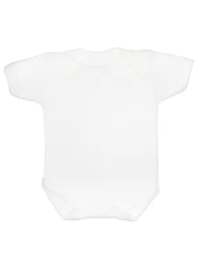 100% Cotton Classic White Short Sleeved Bodysuit