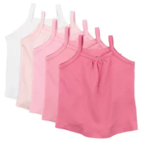 5-Pack Organic Cotton Cami Tops