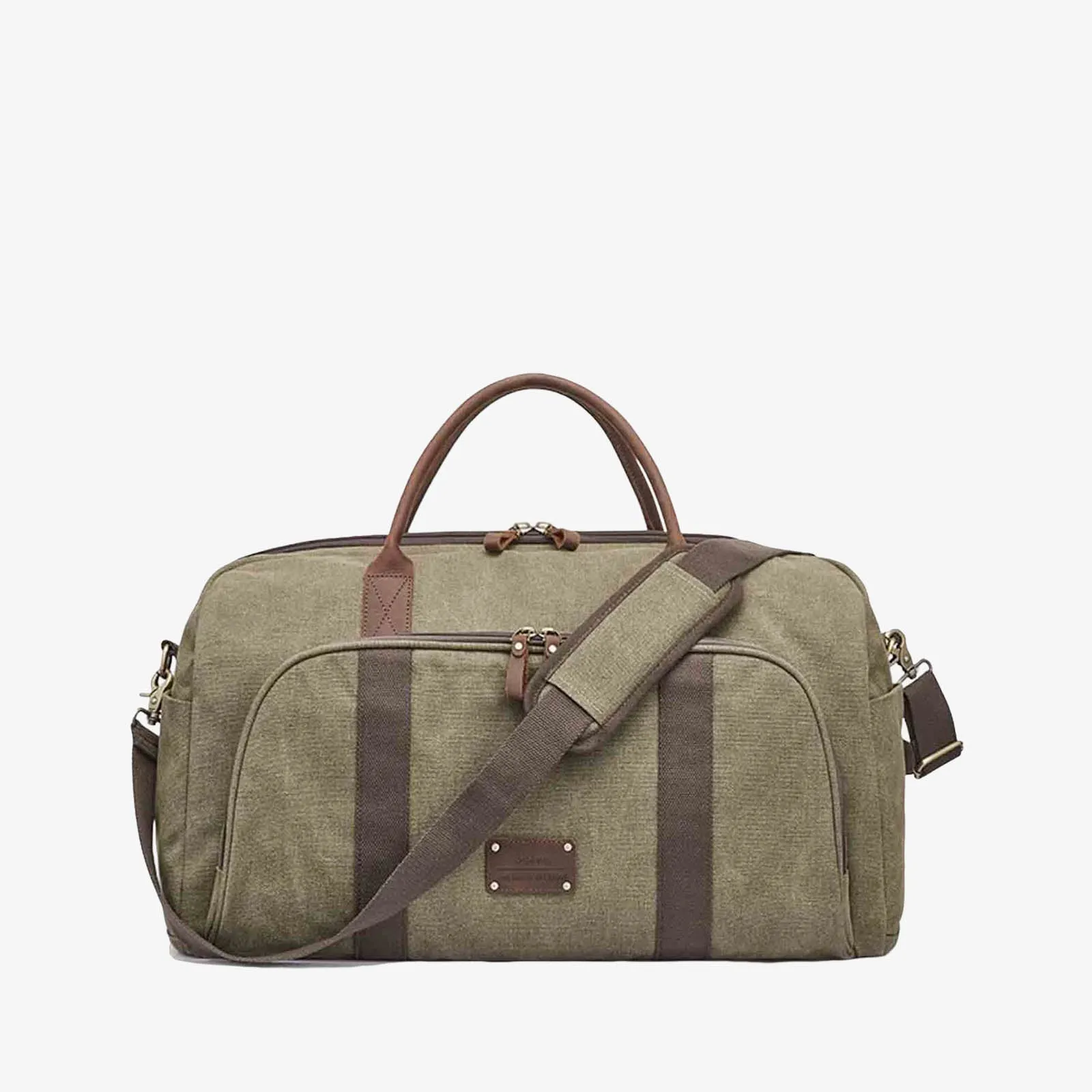 52L Canvas Carry on RFID Blocking Duffle Bag