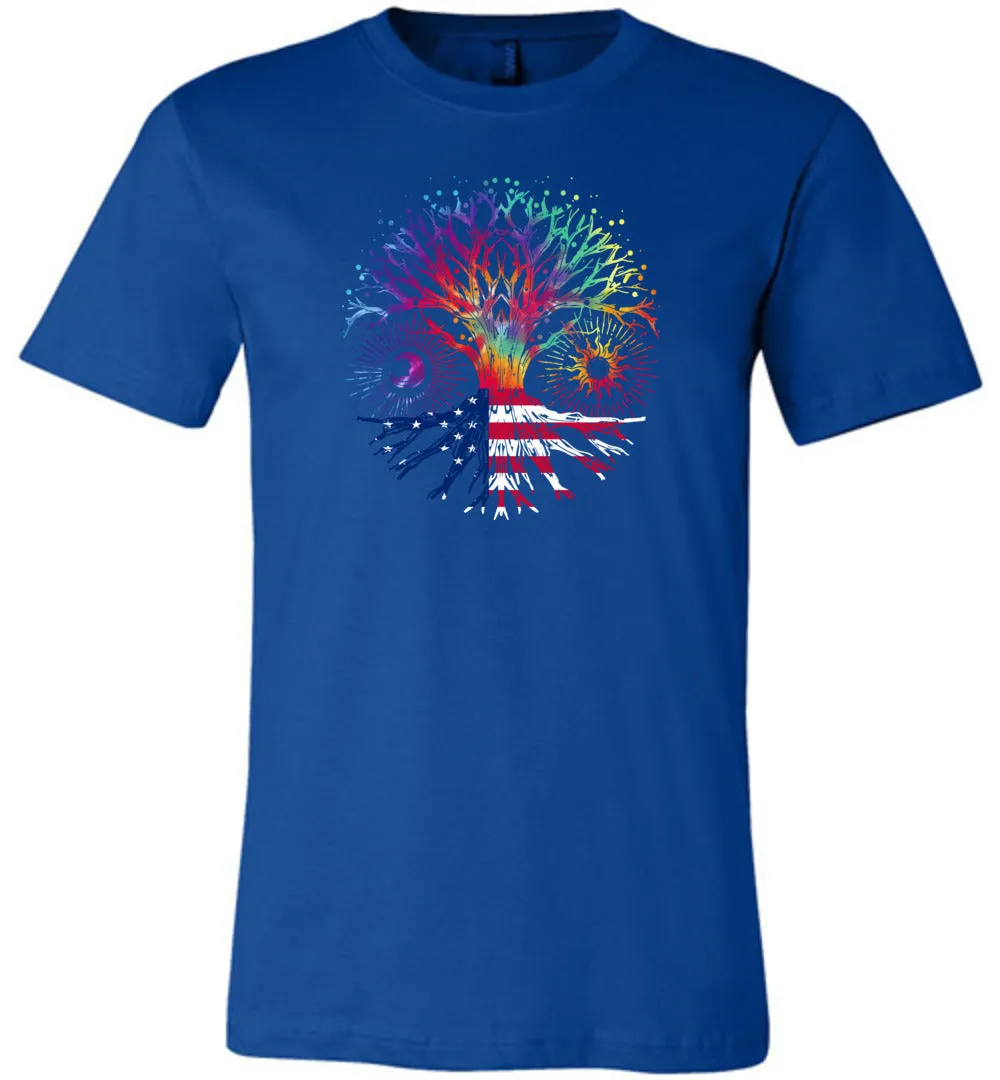 American Tie Dye - Tree of Life Unisex T-Shirt