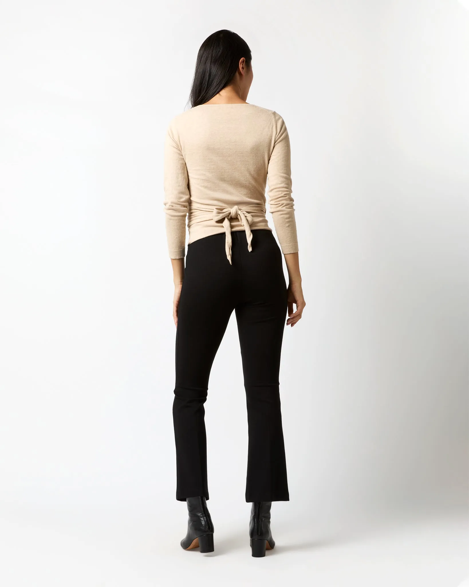 Ballerina Sweater in Sable Cotton/Cashmere