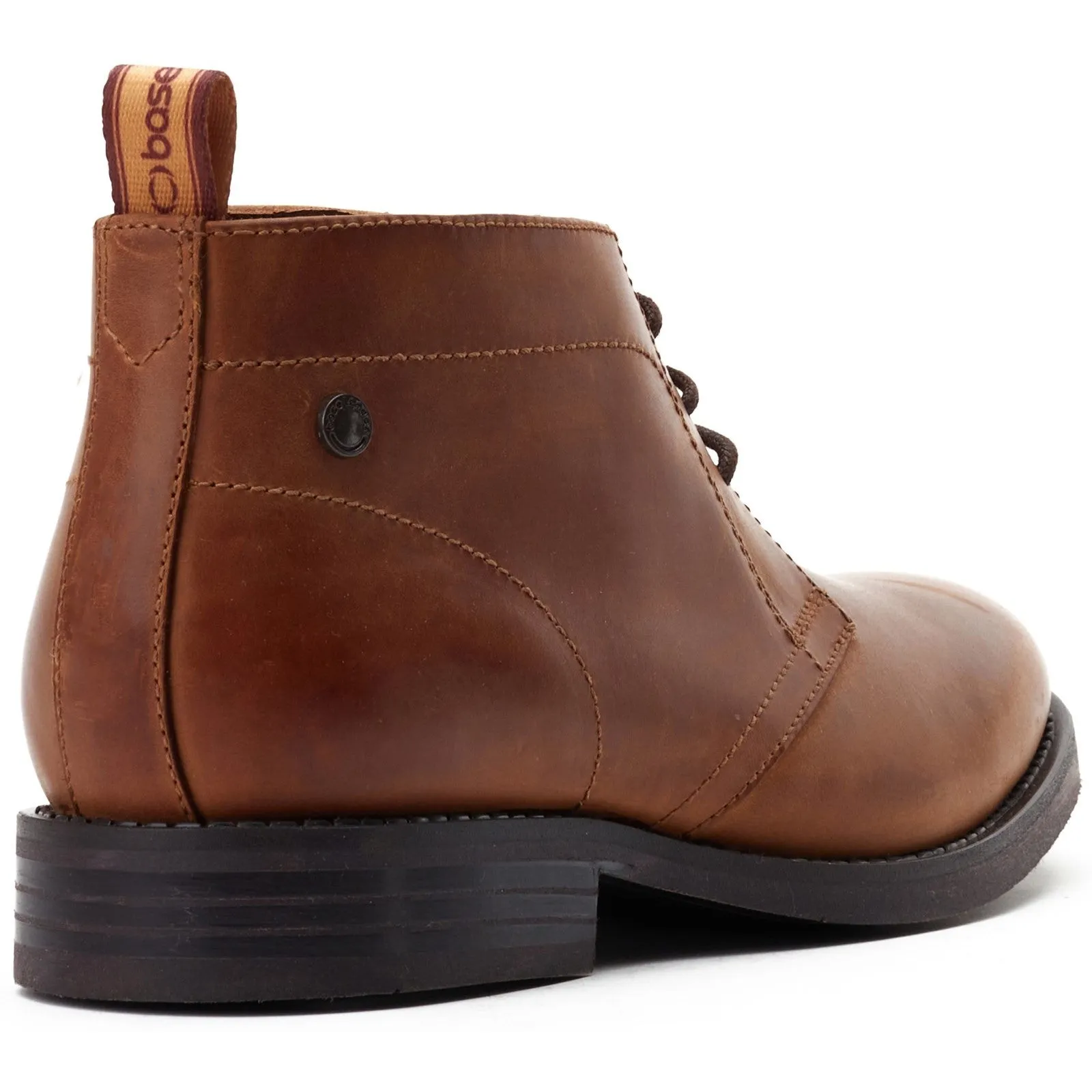 Base London Atkinson Mens Leather Lace Up Chukka Boot