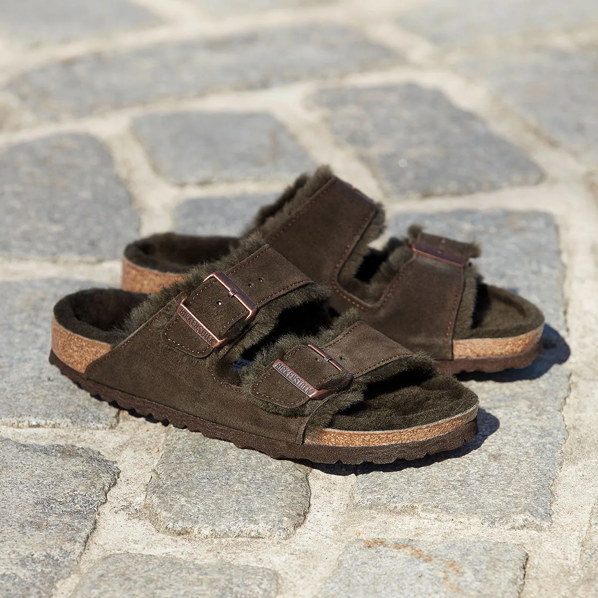 Birkenstock Arizona Fell Mocca      