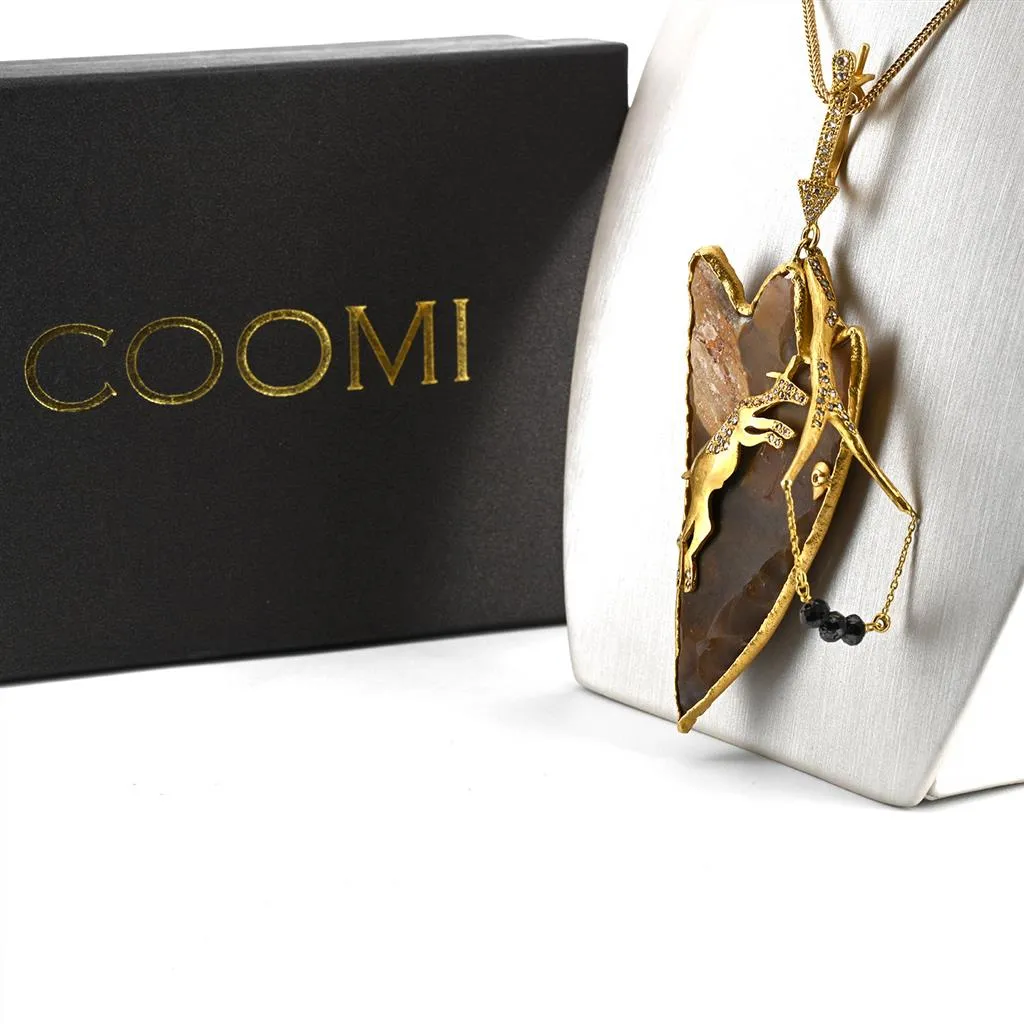 Coomi | Genuine Arrowhead, Diamond Pendant