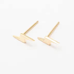 Cutout Lightning Bolt Studs