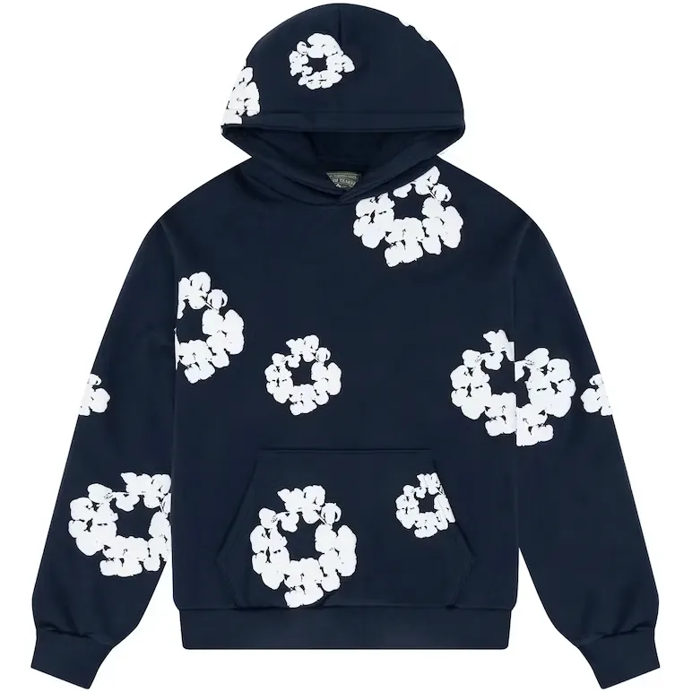 Denim Tears The Cotton Wreath Sweatshirt Navy