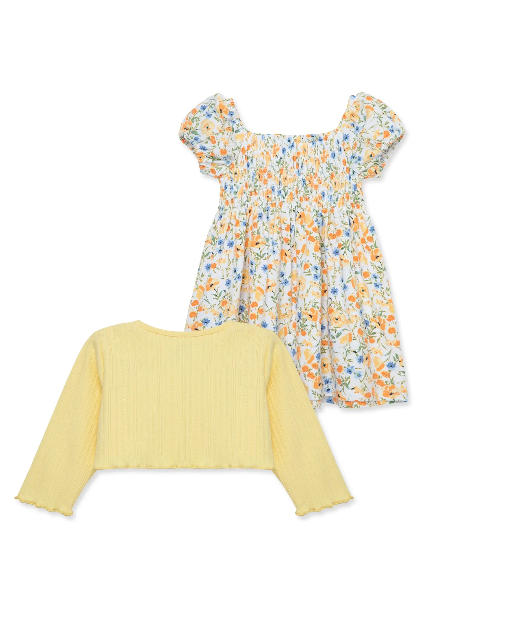 Garden Knit Toddler Dress Set (2T-4T)