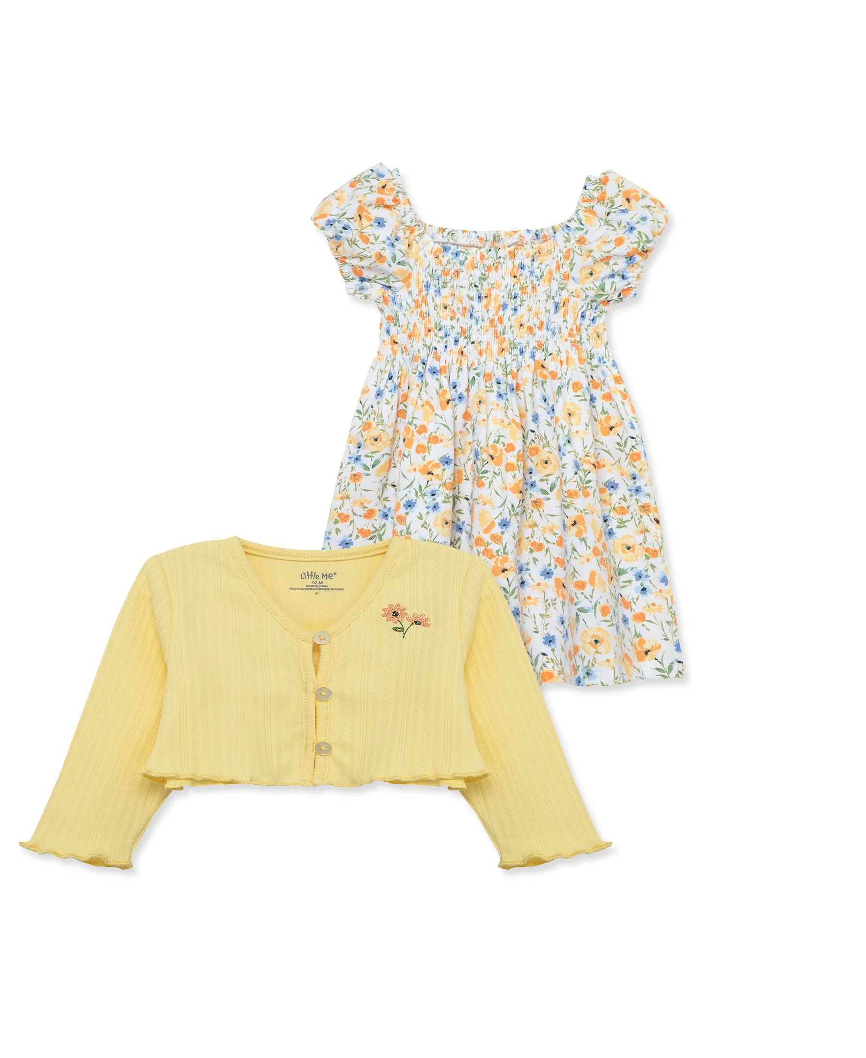 Garden Knit Toddler Dress Set (2T-4T)