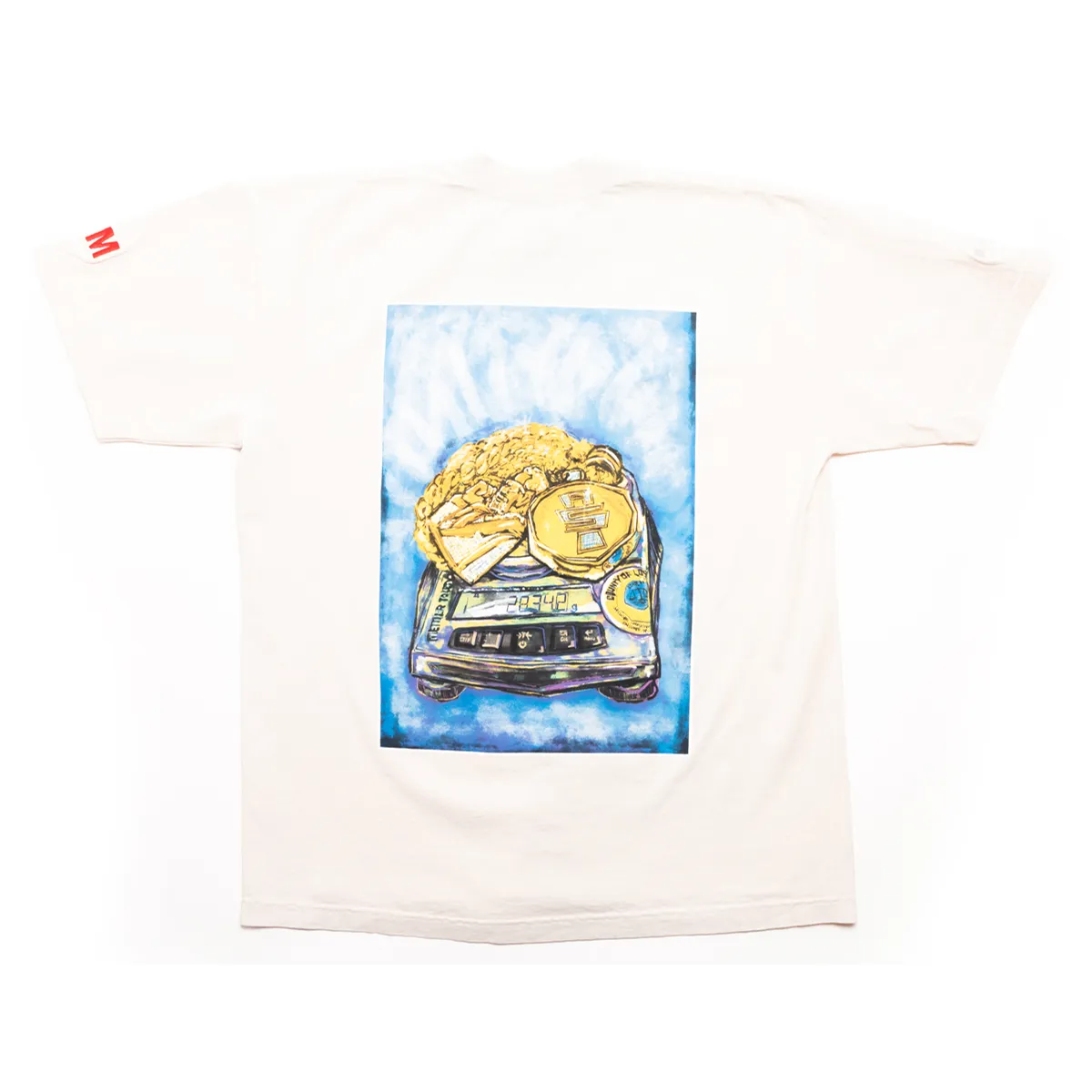 Grams & Gold Chains (Artwork) T-shirt - Off White