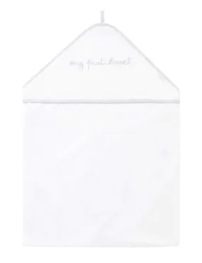 Hooded Towel - My First Towel | White