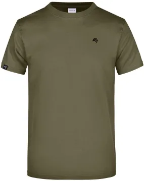 JAN 0002 ― Herren Heavy Komfort T-Shirt - Olive Grün