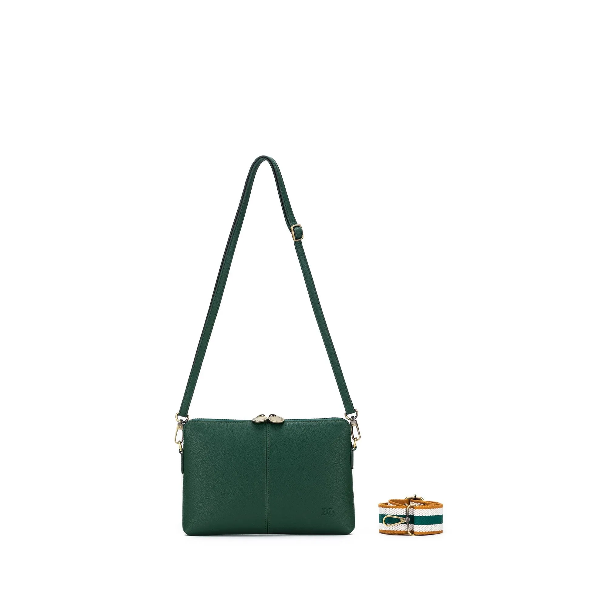 Kiara Forest Green Crossbody/Clutch