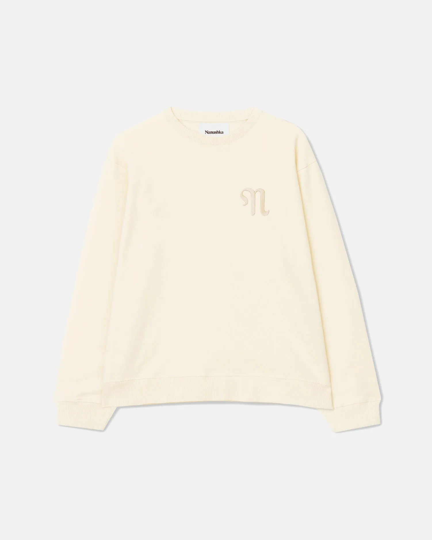 Mart - Organically Grown Cotton Sweatshirt - Creme