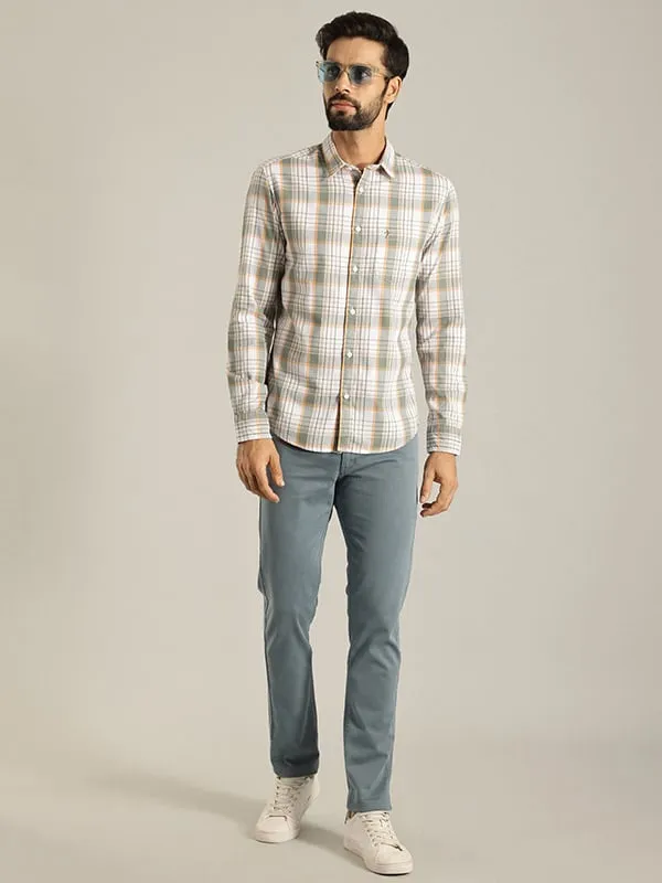 Men Checked Full Sleeve Cotton Shirt