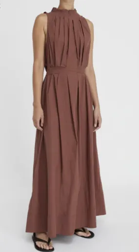 Mina plum maxi dress