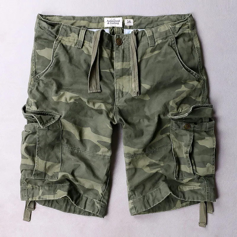 Outdoor Casual Cotton Men's Cargo Shorts