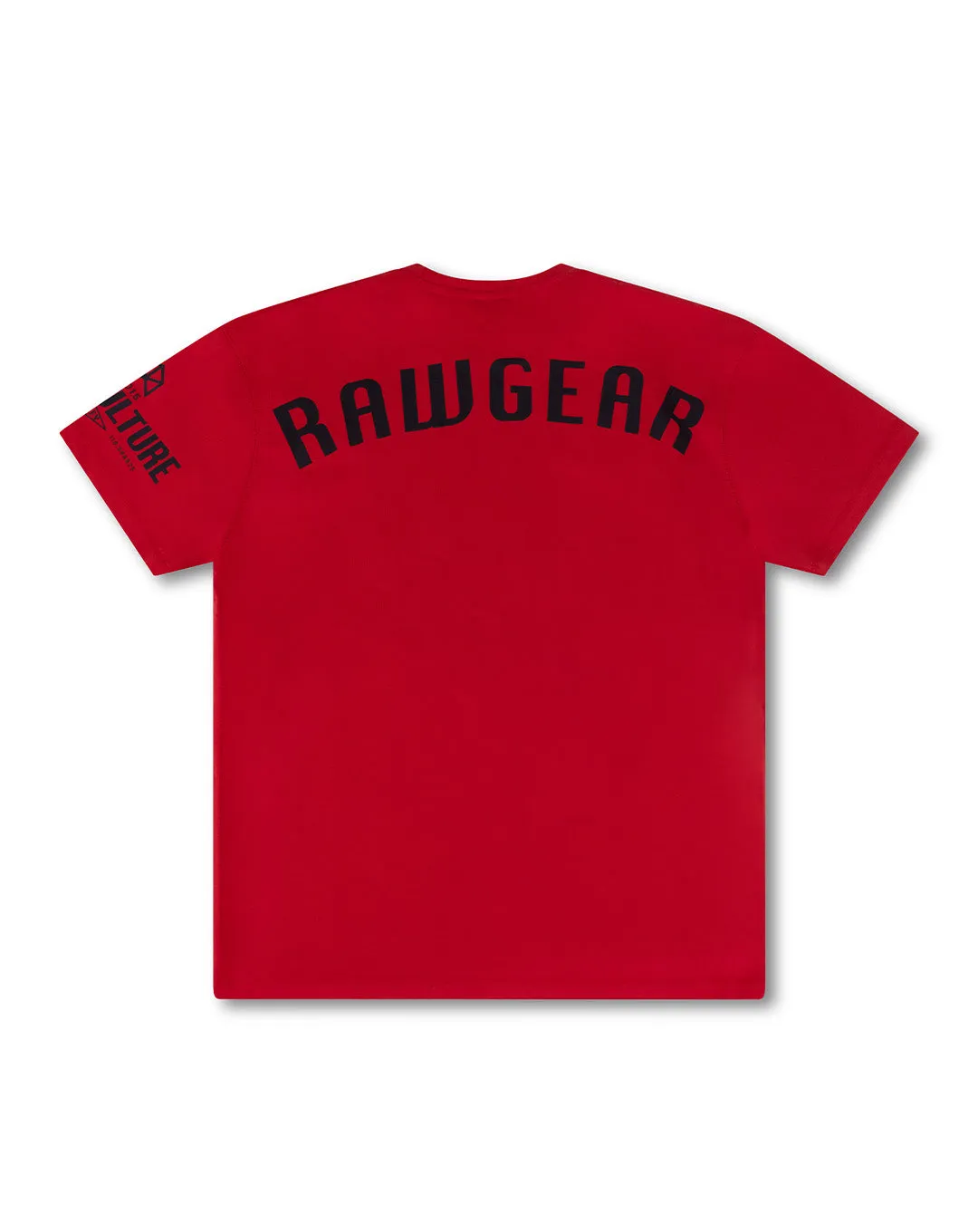 Rawgear Oversized Heavyweight Tee - Red/Black