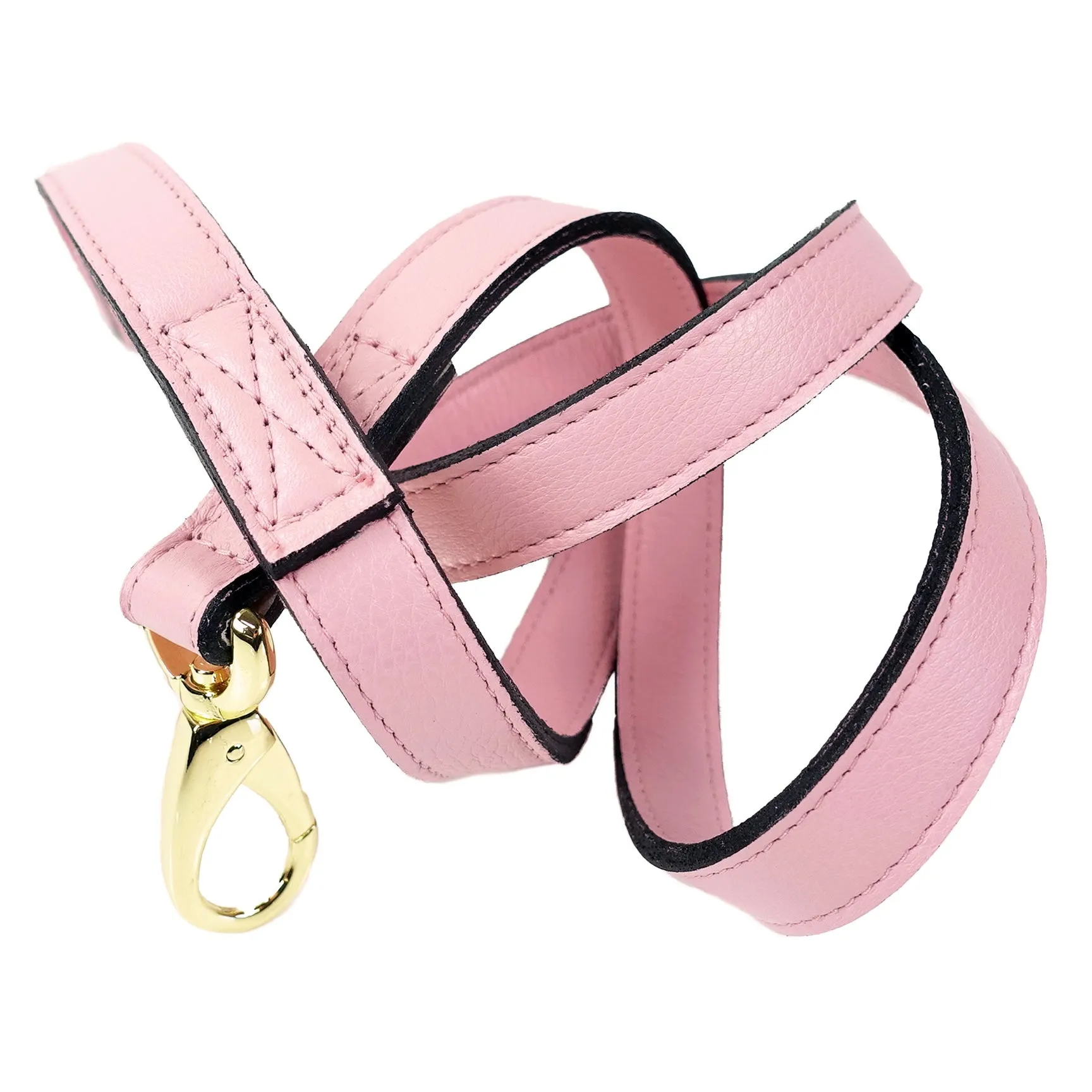 Regency Dog Leash in Sweet Pink & Gold