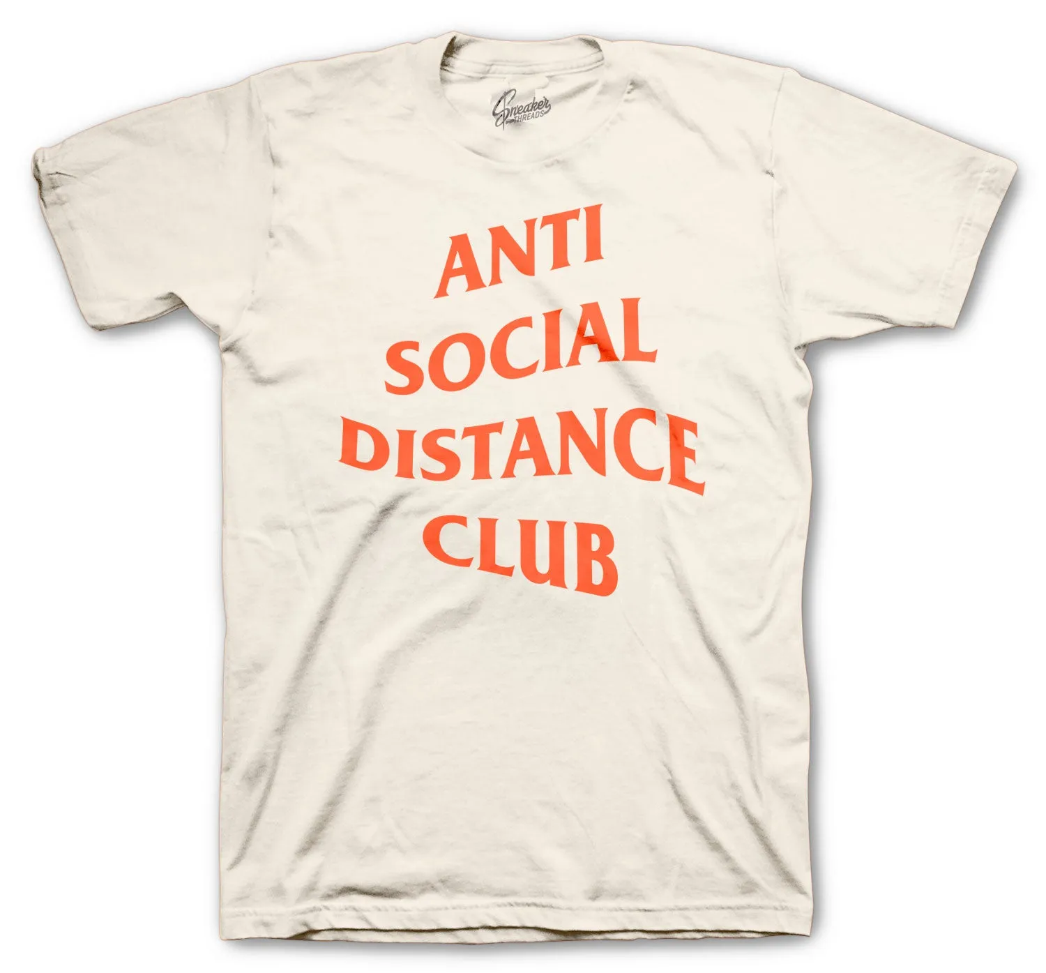 Retro 5 Orange Blaze Shirt - Anti Social - Natural