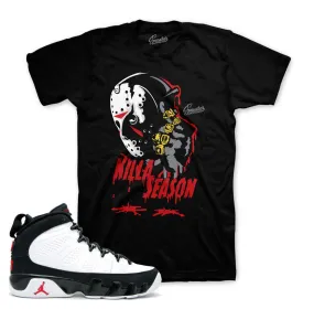 Retro 9 OG Shirt - Killa Season - Black