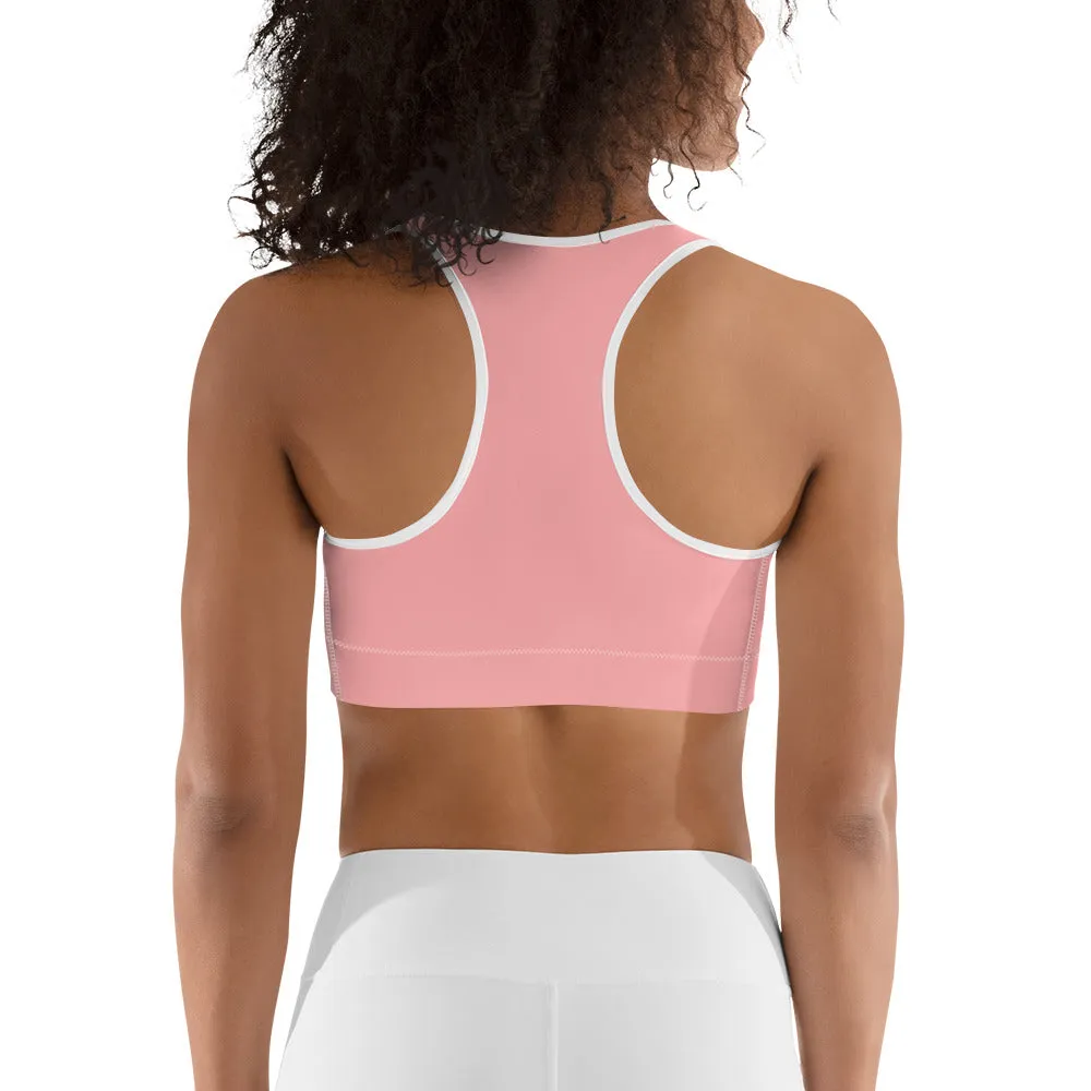 Savannahwood Pink Sports Bra