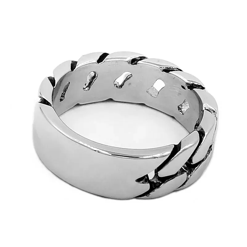 Stainless Steel Chain  Wedding Band Ring