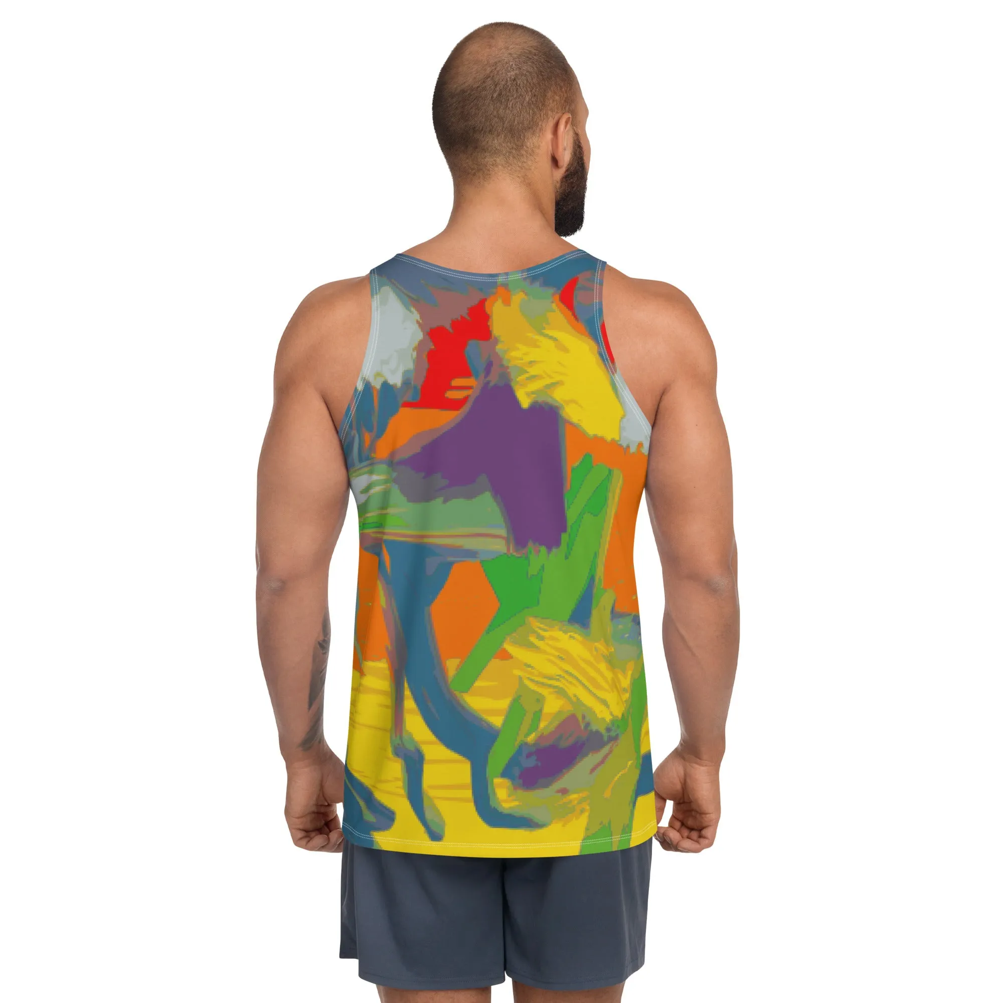 Unisex Tank Top Graffiti/Mango