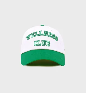 Wellness Club Hat - White/Verde