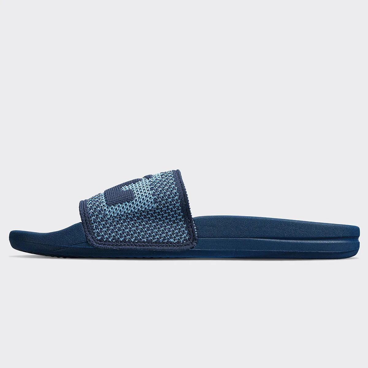 Women's Big Logo TechLoom Slide Midnight / Ice Blue