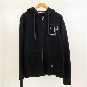 XL - Black Varsity Hoodie